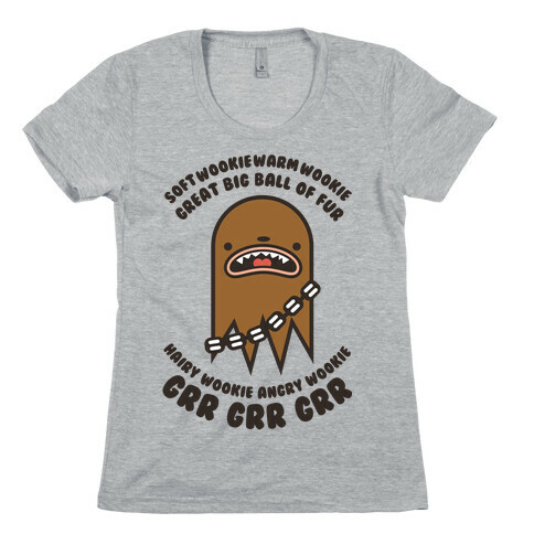 Soft Wookie Warm Wookie Womens T-Shirt