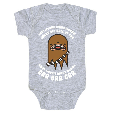 Soft Wookie Warm Wookie Great Big Ball of Fur Baby One-Piece