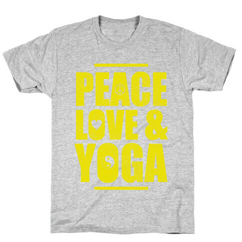 Peace Love Yoga T-Shirt