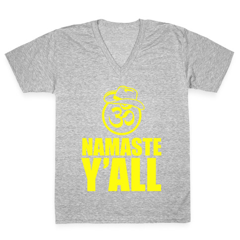 Namaste Y'all V-Neck Tee Shirt