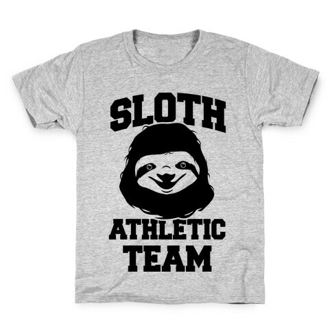Sloth Athletic Team Kids T-Shirt