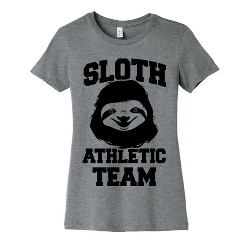 Sloth Athletic Team Womens T-Shirt