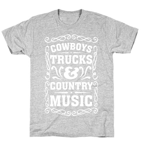Cowboys Trucks & Country Music T-Shirt