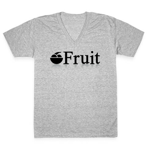 Fruit Computers V-Neck Tee Shirt