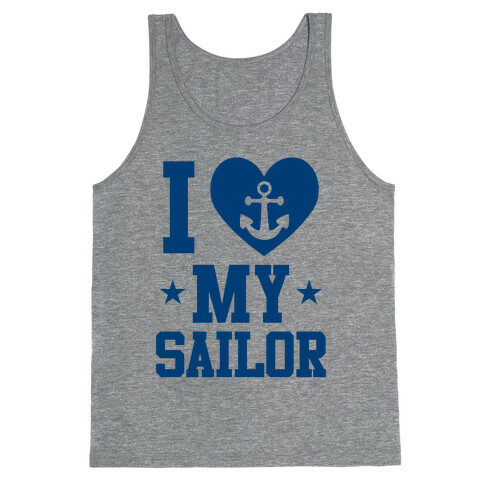 I Love My Sailor Tank Top