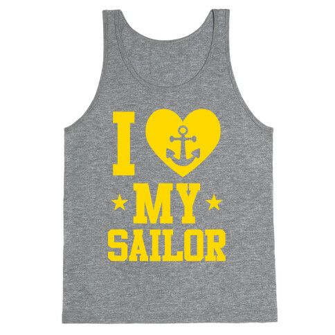 I Love My Sailor Tank Top