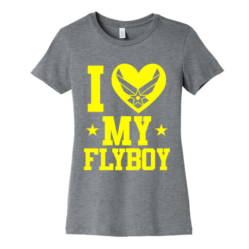 I Love My Flyboy Womens T-Shirt