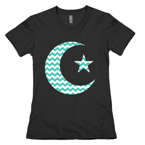 Star And Crescent Womens T-Shirt