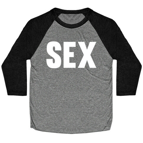 SEX Baseball Tee