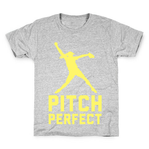 Softball Pitch Perfect Kids T-Shirt
