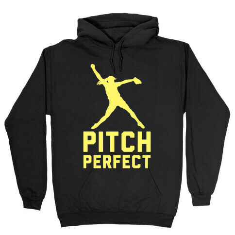 Softball Pitch Perfect Hooded Sweatshirt