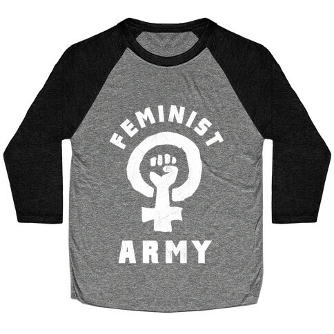 Feminist Army Baseball Tee