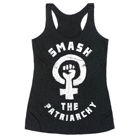 Smash The Patriarchy Racerback Tank Top