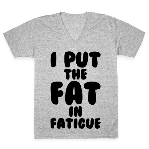 Fatigue V-Neck Tee Shirt