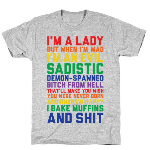I'm A Lady T-Shirt