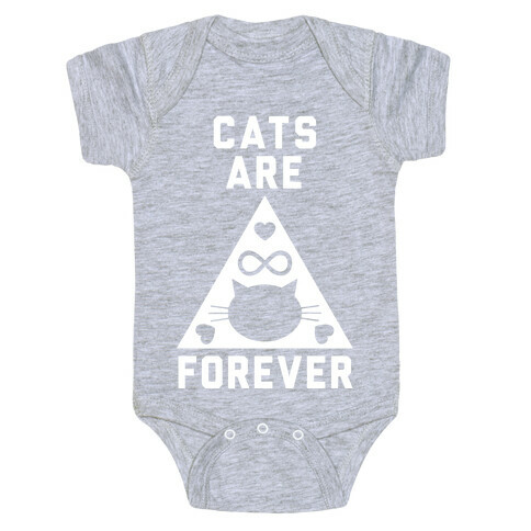 Cats Are Forever Baby One-Piece