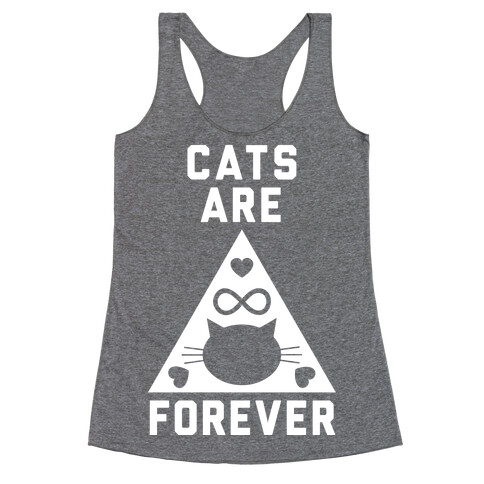 Cats Are Forever Racerback Tank Top