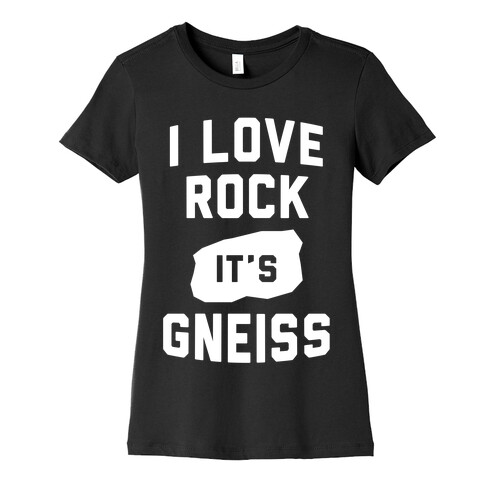 I Love Rock Womens T-Shirt