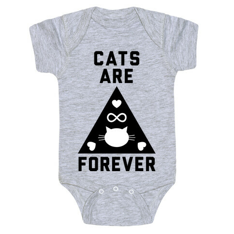 Cats Are Forever Baby One-Piece