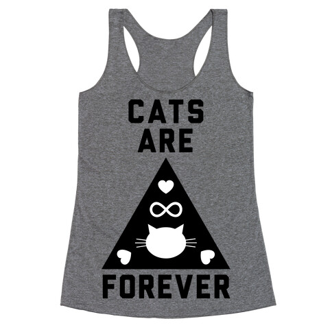 Cats Are Forever Racerback Tank Top