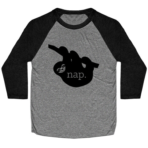 Sloth Nap Baseball Tee