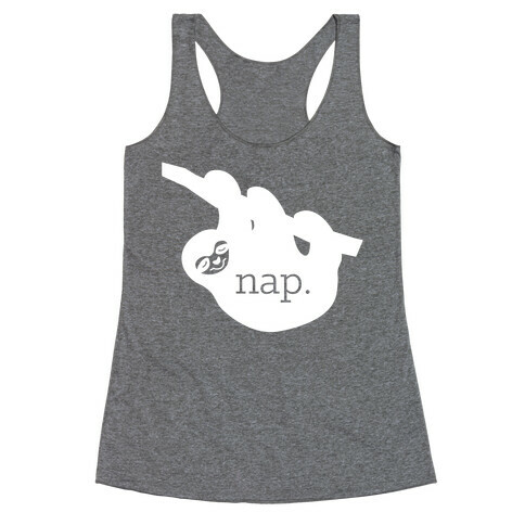 Sloth Nap Racerback Tank Top