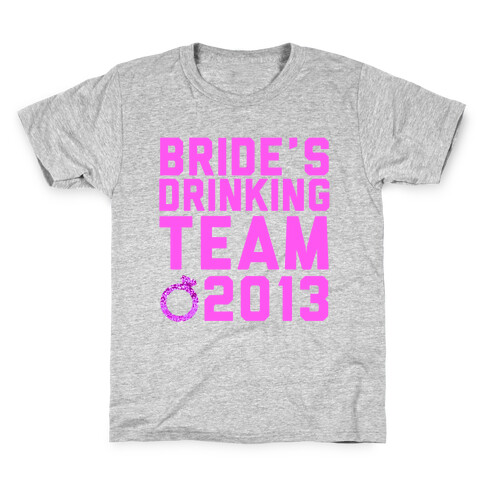 Bride's Drinking Team Kids T-Shirt