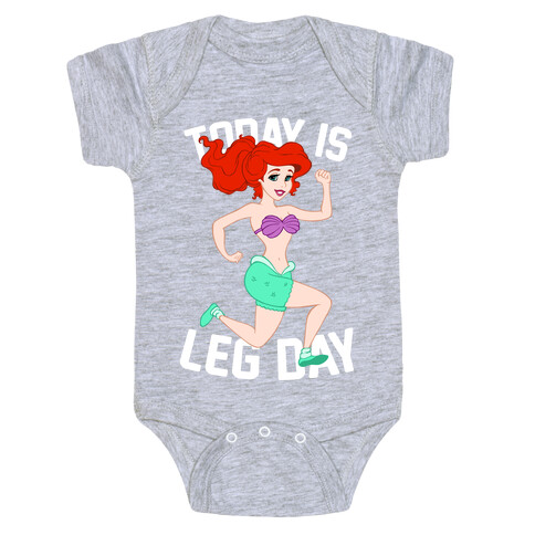 Today Is Leg Day Baby One-Piece