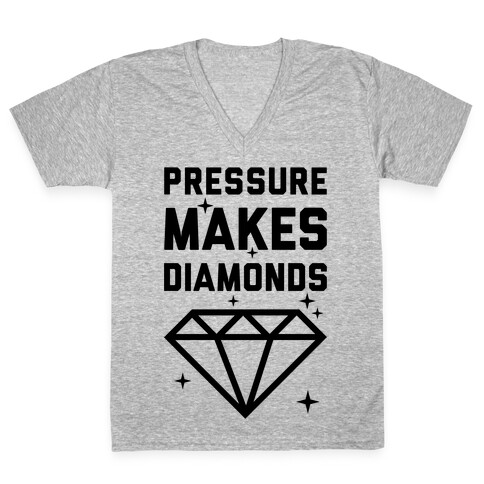 Pressure Makes Diamonds V-Neck Tee Shirt