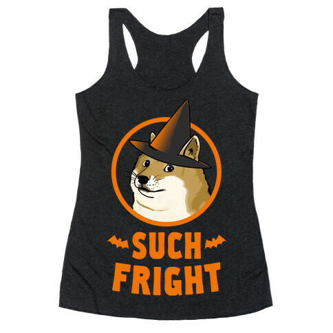 Doge: Such Fright! Racerback Tank Top