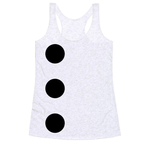 3-Hole Punch Costume Racerback Tank Top