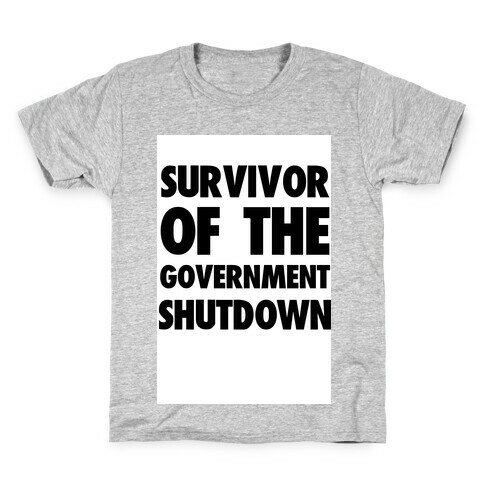 Survivor of the Government Kids T-Shirt