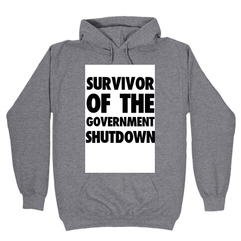 Survivor of the Government Hooded Sweatshirt