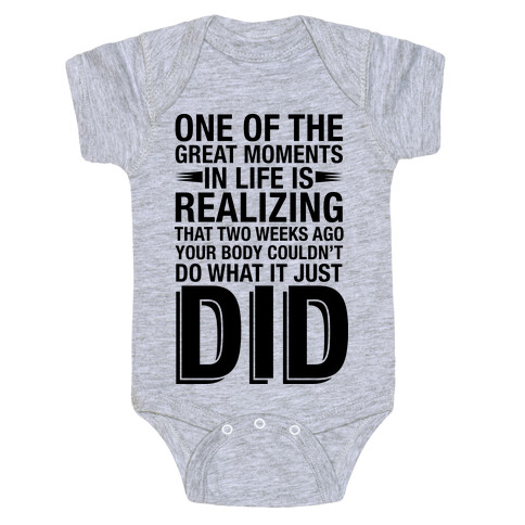 Realizing Great Moments Baby One-Piece