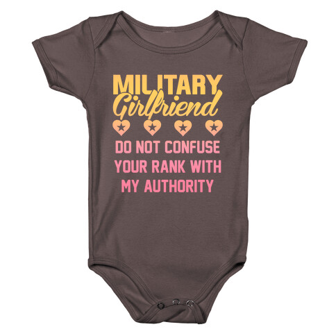 Military Girlfriend Baby One-Piece