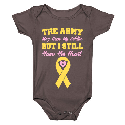 I Have My Soldier's Heart Baby One-Piece