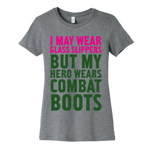 Glass Slippers & Combat Boots Womens T-Shirt