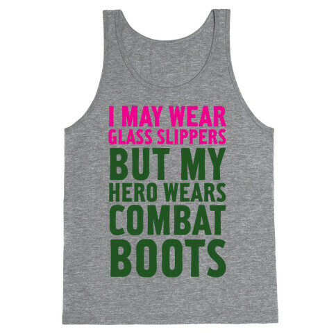 Glass Slippers & Combat Boots Tank Top