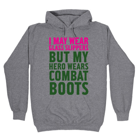 Glass Slippers & Combat Boots Hooded Sweatshirt