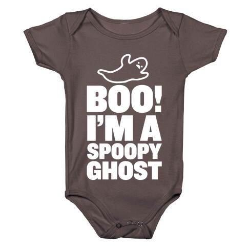 BOO! I'm a Spoopy Ghost! Baby One-Piece