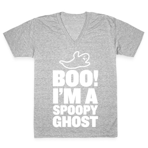 BOO! I'm a Spoopy Ghost! V-Neck Tee Shirt