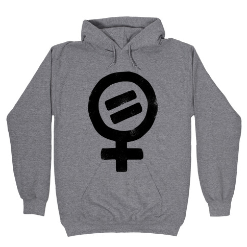 Vintage Women's Rights Logo Hooded Sweatshirt