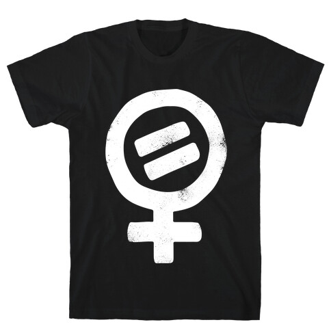 Vintage Women's Rights Logo (White Ink) T-Shirt