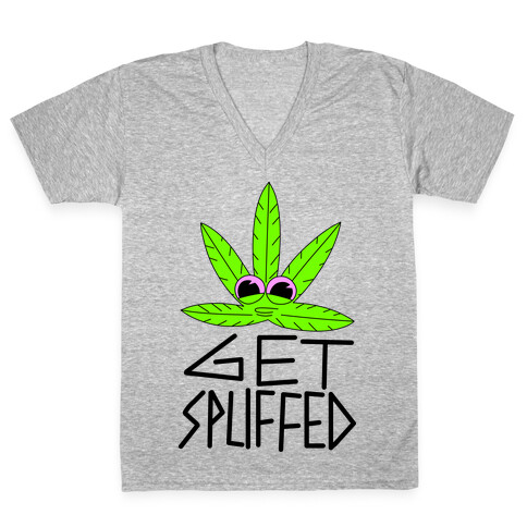 Get Spliffed V-Neck Tee Shirt