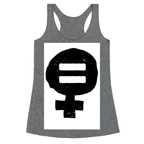 Feminism & Equality Symbol Racerback Tank Top