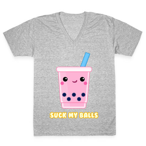 Suck My Balls V-Neck Tee Shirt