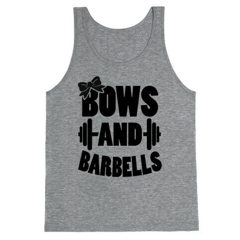 Bows and Barbells Tank Top