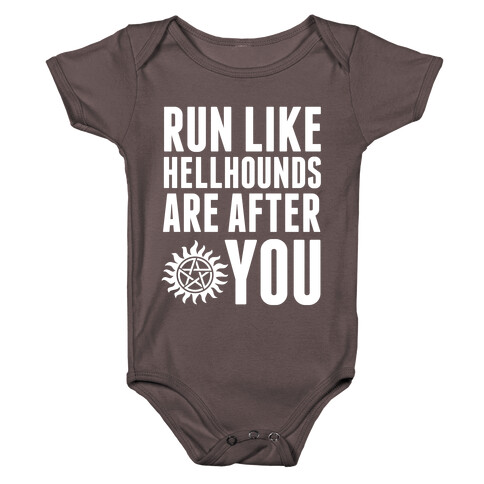 Run Like Hellhounds Are After You Baby One-Piece