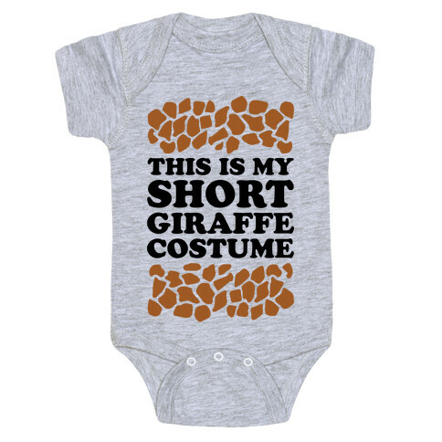 Short Giraffe Costume Baby One-Piece