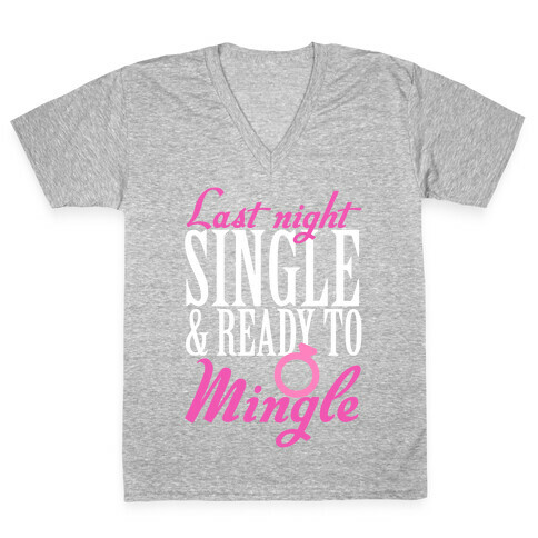 Last Night Single V-Neck Tee Shirt